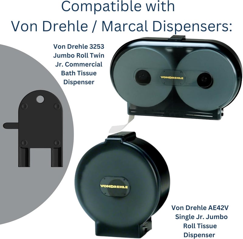 Robby's Cloud Key for Von Drehle Paper Towel Dispensers - Key 2145995 Compatible with Von Drehle and Marcal Center-Pull Paper Towel and Jumbo Bath Tissue dispensers (6 Pack) - Image 4
